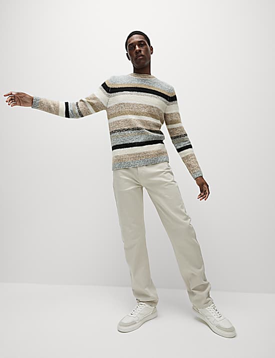 Tailored Striped Longline Waistcoat