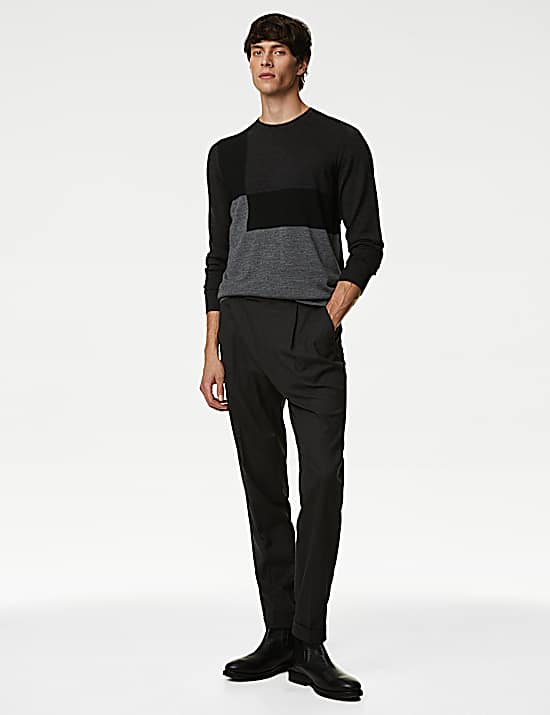 Tailored Striped Longline Waistcoat