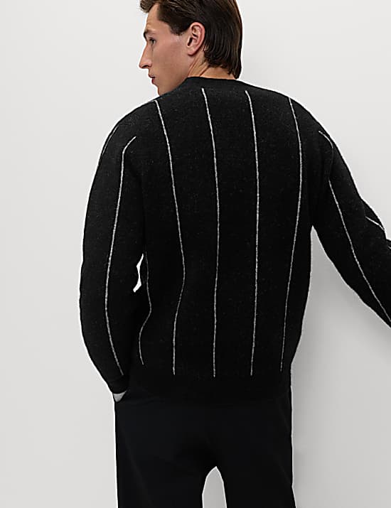 Tailored Striped Longline Waistcoat