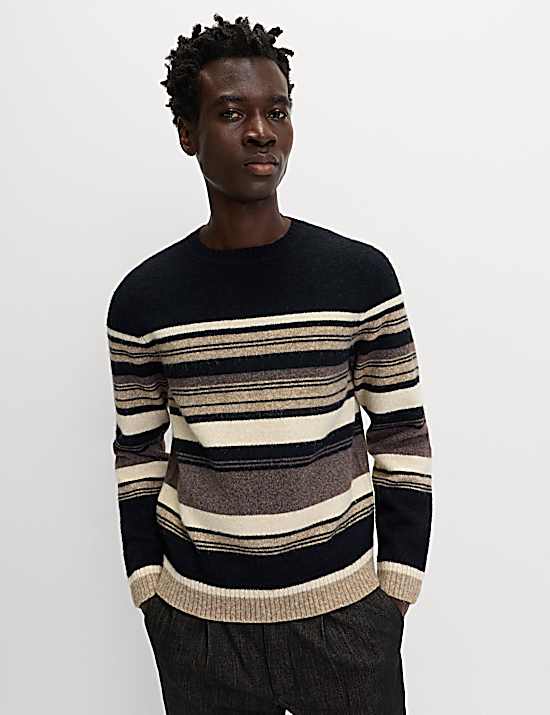 Tailored Striped Longline Waistcoat