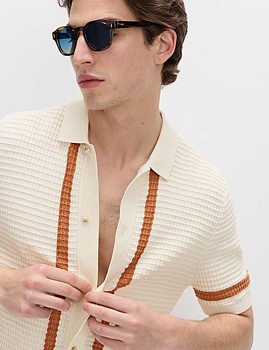 Tailored Striped Longline Waistcoat