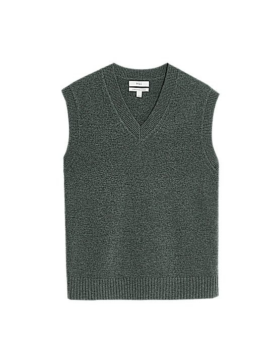 Tailored Striped Longline Waistcoat