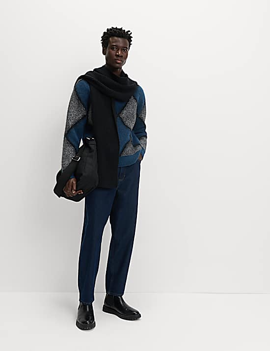 Tailored Striped Longline Waistcoat