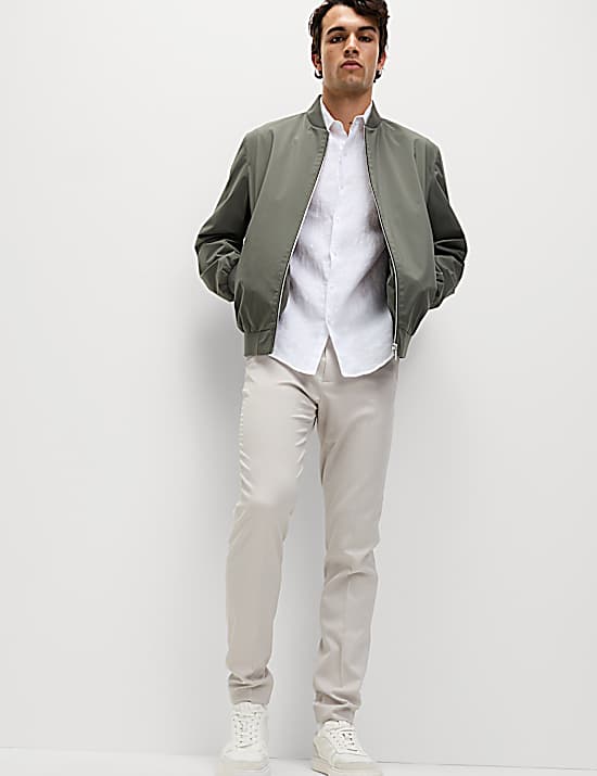 Tailored Striped Longline Waistcoat