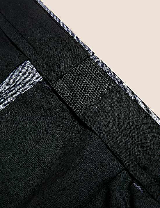 Tailored Striped Longline Waistcoat