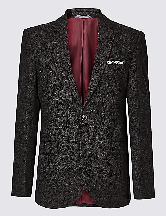 Tailored Striped Longline Waistcoat