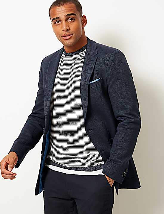Tailored Striped Longline Waistcoat