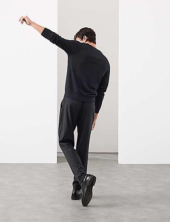 Tailored Striped Longline Waistcoat