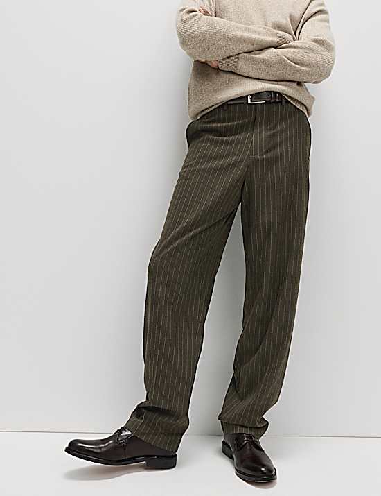 Tailored Striped Longline Waistcoat