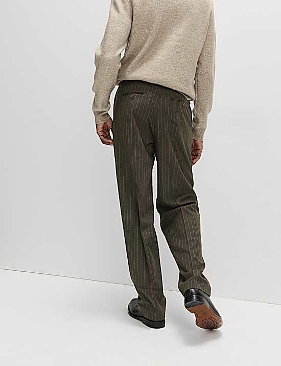 Tailored Striped Longline Waistcoat