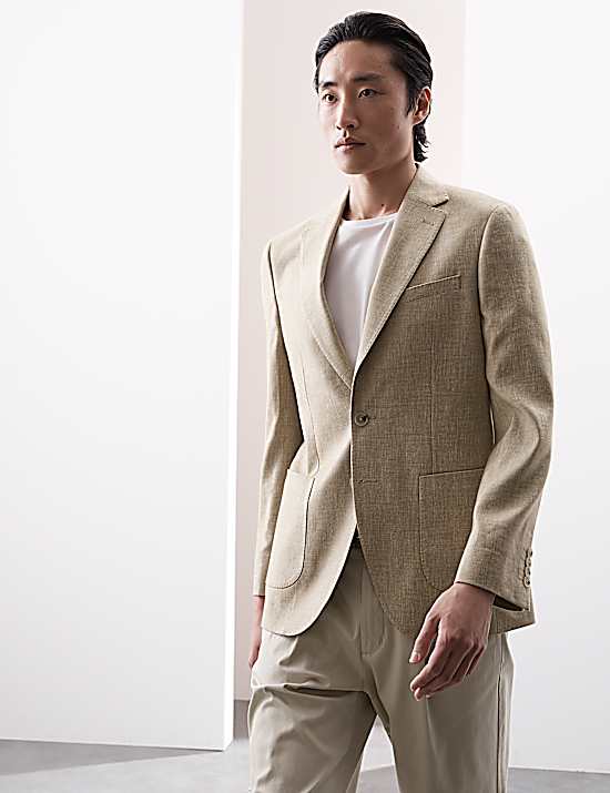 Tailored Striped Longline Waistcoat