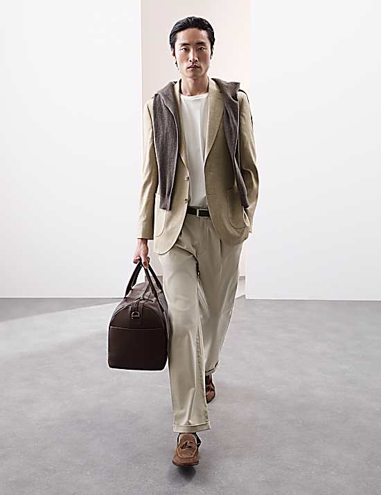 Tailored Striped Longline Waistcoat