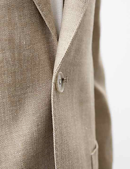 Tailored Striped Longline Waistcoat