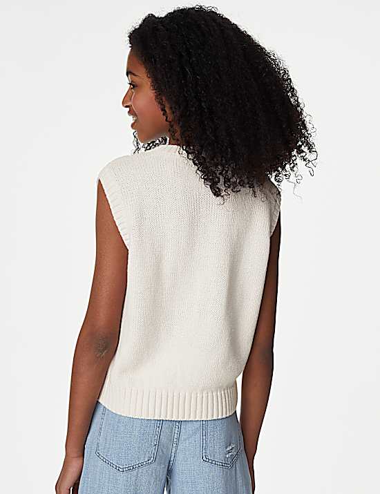 Tailored Striped Longline Waistcoat