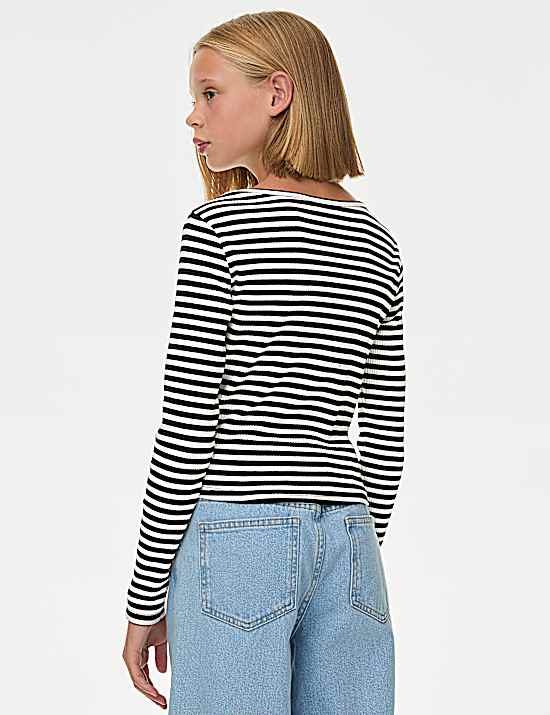 Tailored Striped Longline Waistcoat