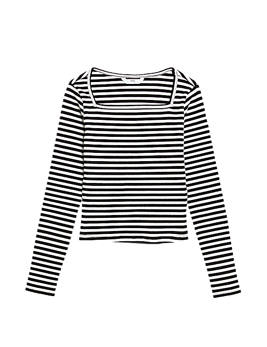 Tailored Striped Longline Waistcoat