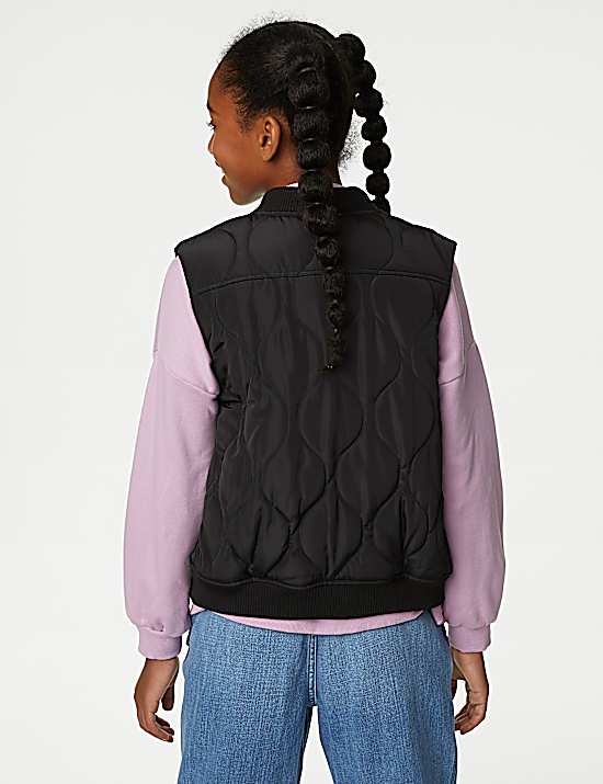 Tailored Striped Longline Waistcoat