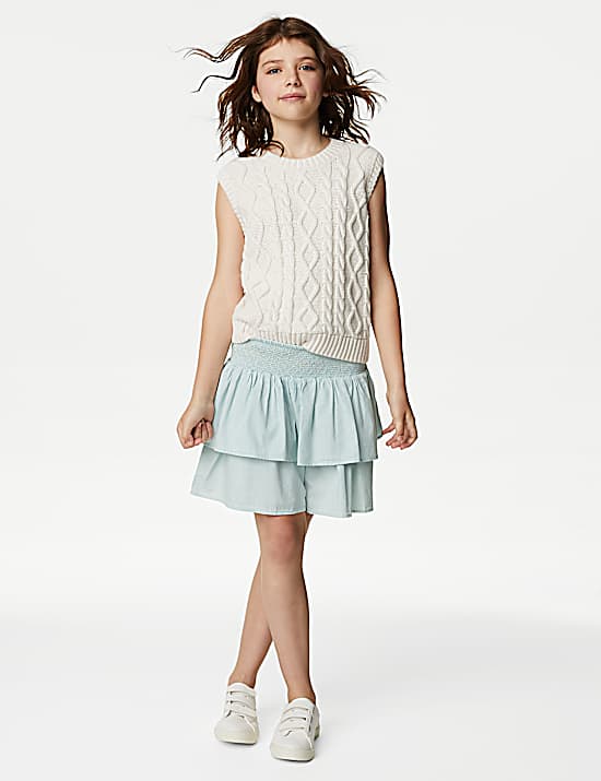 Tailored Striped Longline Waistcoat