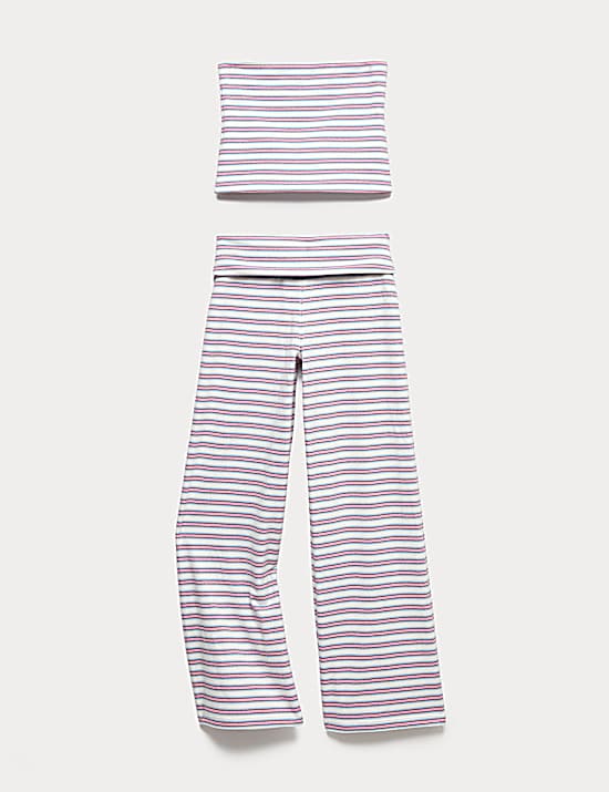 Tailored Striped Longline Waistcoat