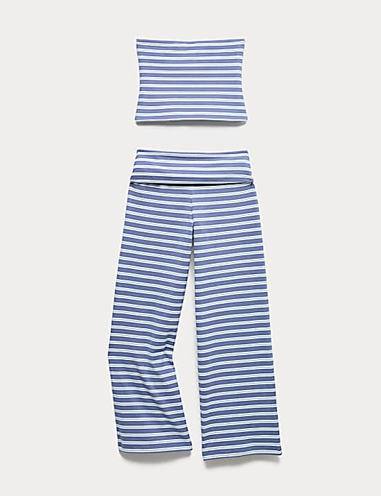 Tailored Striped Longline Waistcoat
