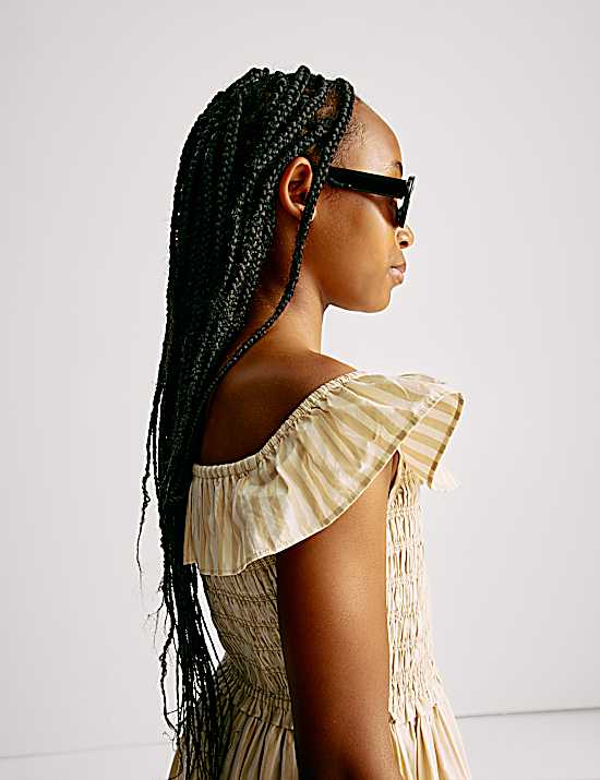 Tailored Striped Longline Waistcoat