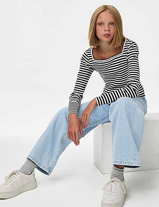 Tailored Striped Longline Waistcoat
