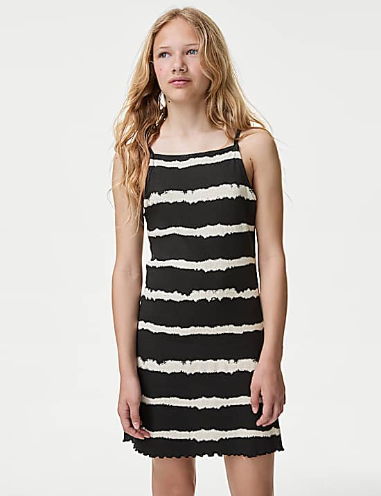 Tailored Striped Longline Waistcoat