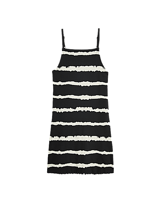 Tailored Striped Longline Waistcoat