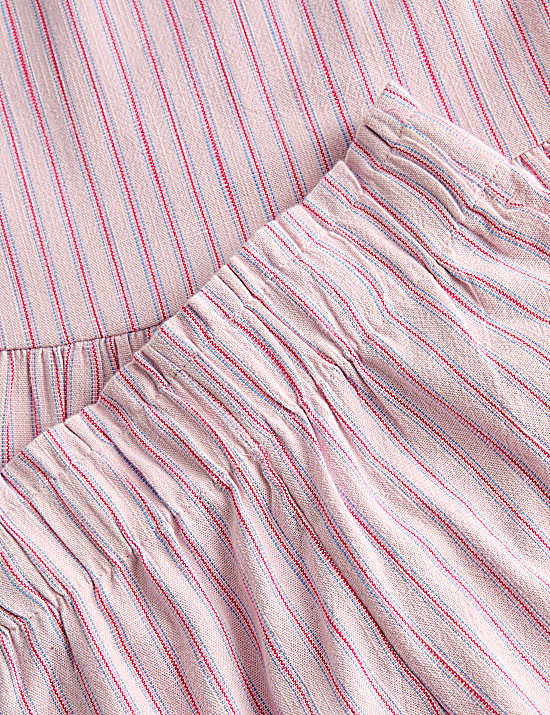 Tailored Striped Longline Waistcoat