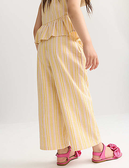 Tailored Striped Longline Waistcoat