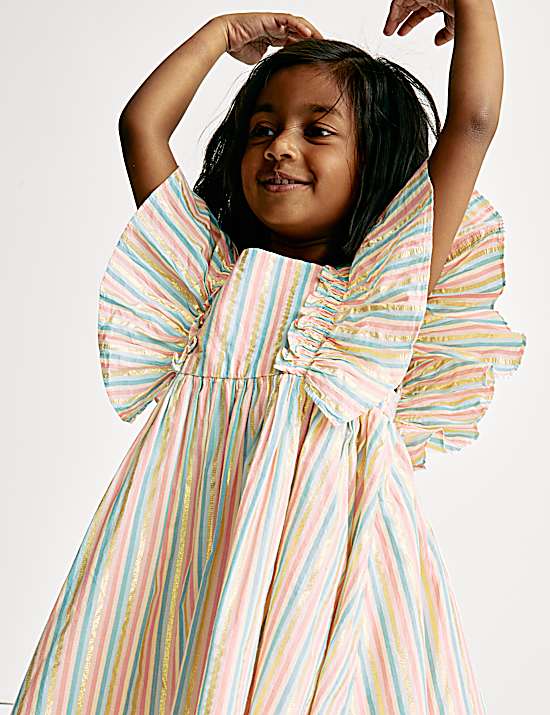 Tailored Striped Longline Waistcoat