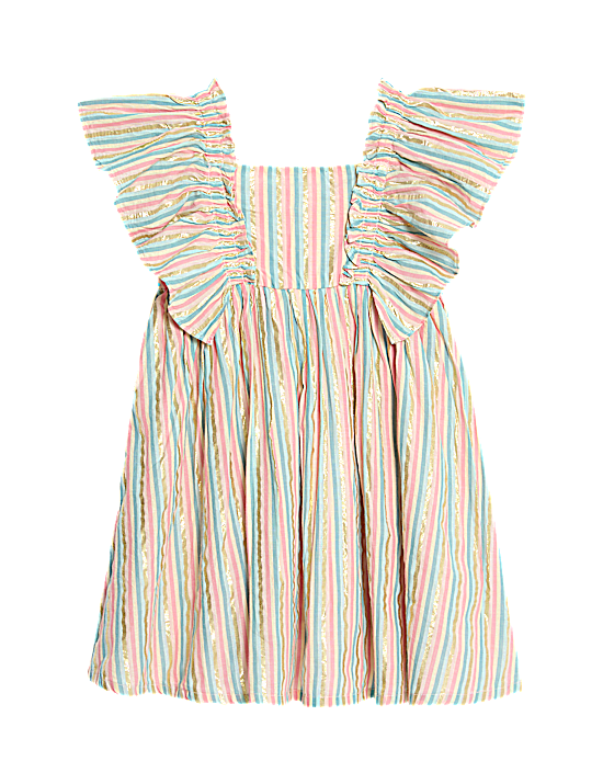 Tailored Striped Longline Waistcoat
