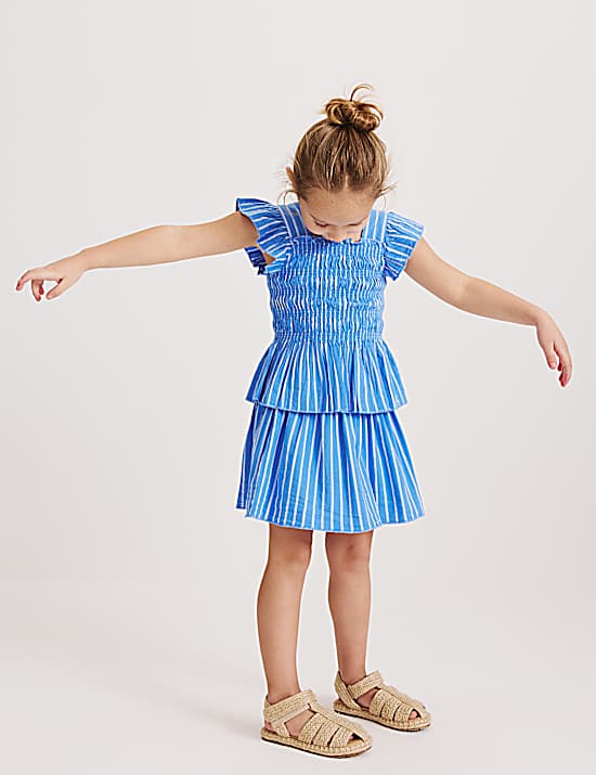 Tailored Striped Longline Waistcoat