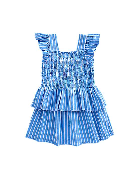 Tailored Striped Longline Waistcoat