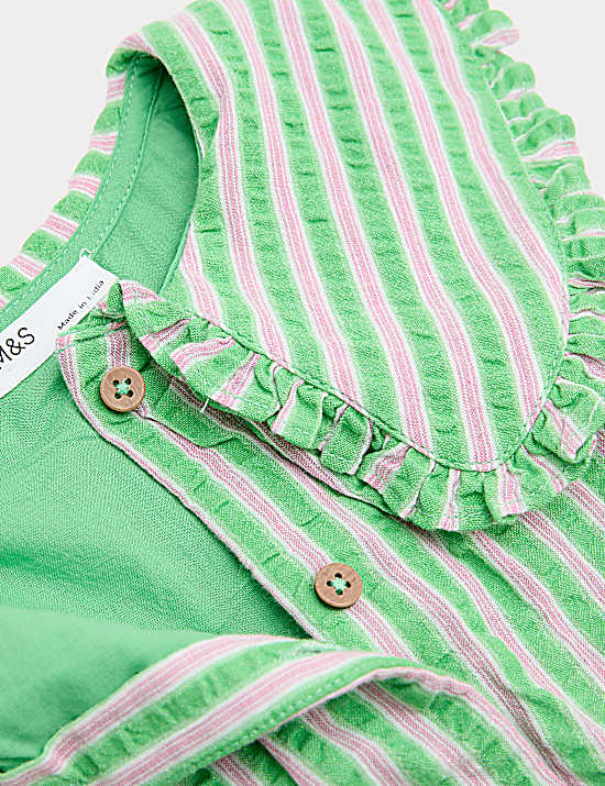 Tailored Striped Longline Waistcoat
