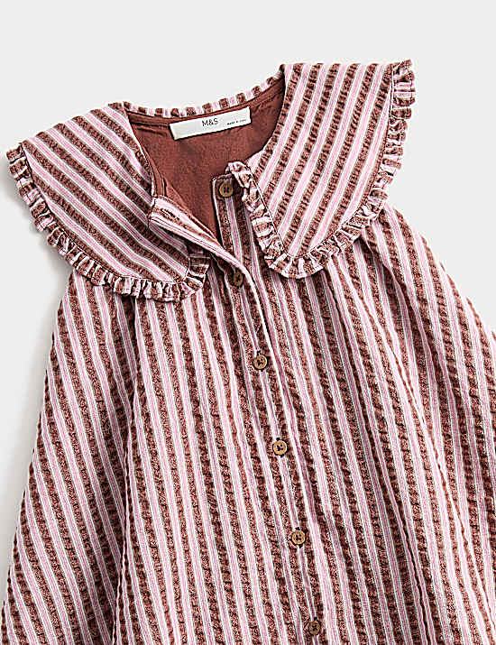 Tailored Striped Longline Waistcoat