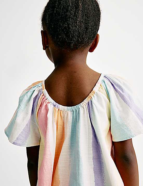 Tailored Striped Longline Waistcoat