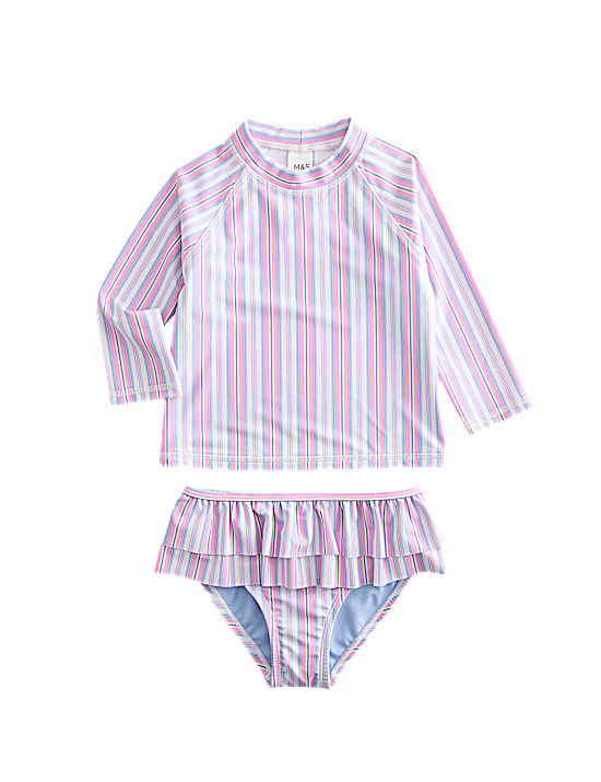 Tailored Striped Longline Waistcoat