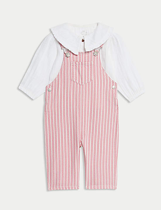 Tailored Striped Longline Waistcoat