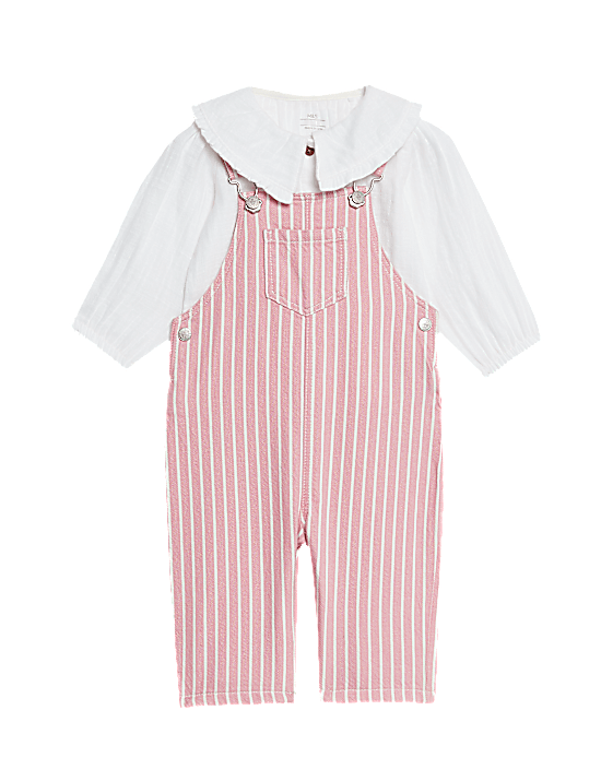 Tailored Striped Longline Waistcoat