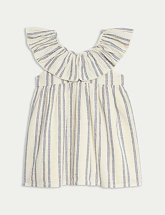 Tailored Striped Longline Waistcoat