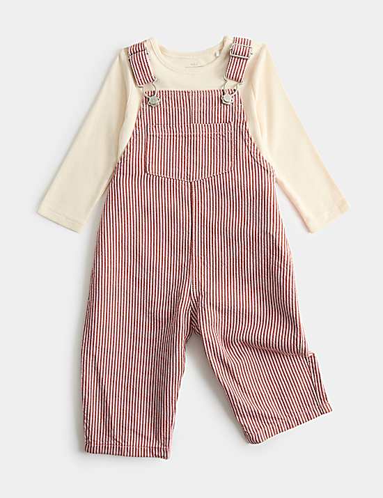 Tailored Striped Longline Waistcoat