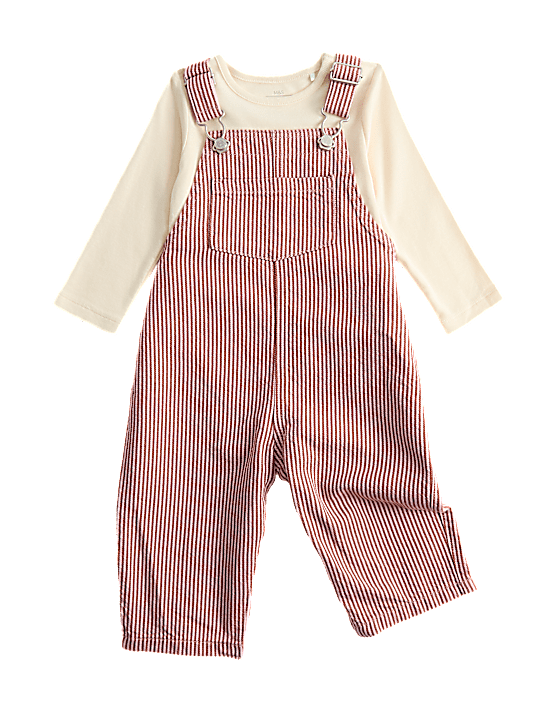 Tailored Striped Longline Waistcoat
