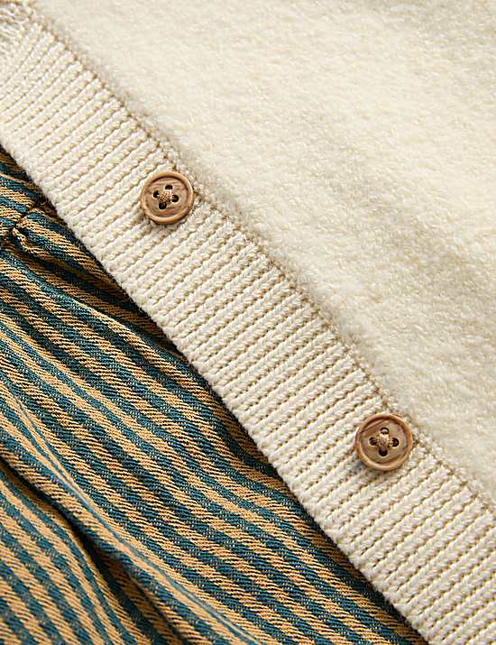 Tailored Striped Longline Waistcoat