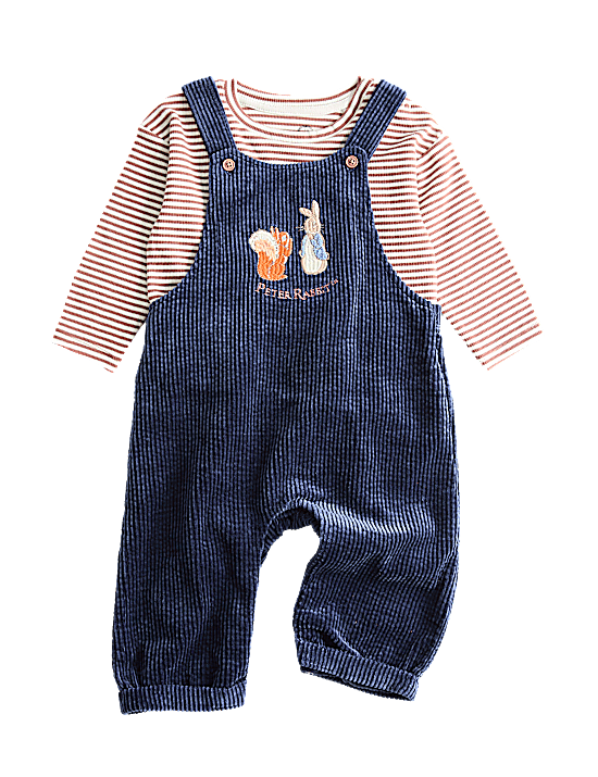 Tailored Striped Longline Waistcoat