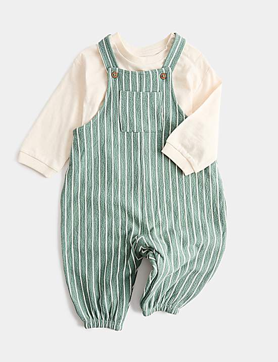 Tailored Striped Longline Waistcoat