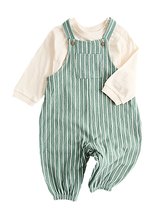 Tailored Striped Longline Waistcoat