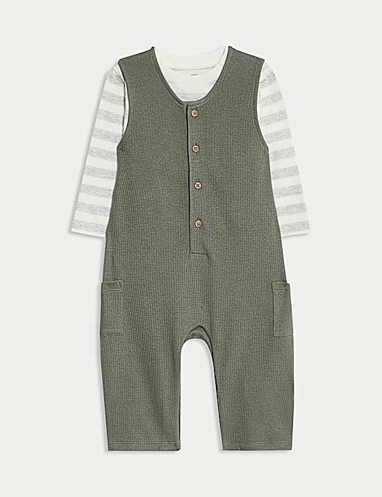 Tailored Striped Longline Waistcoat