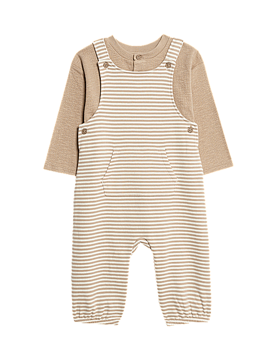 Tailored Striped Longline Waistcoat