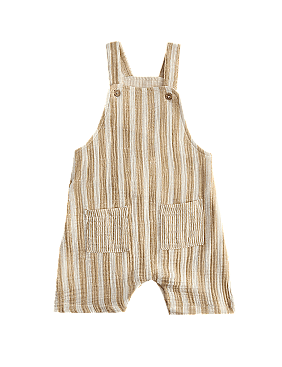 Tailored Striped Longline Waistcoat